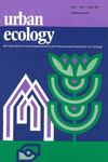 Go to journal home page - Urban Ecology